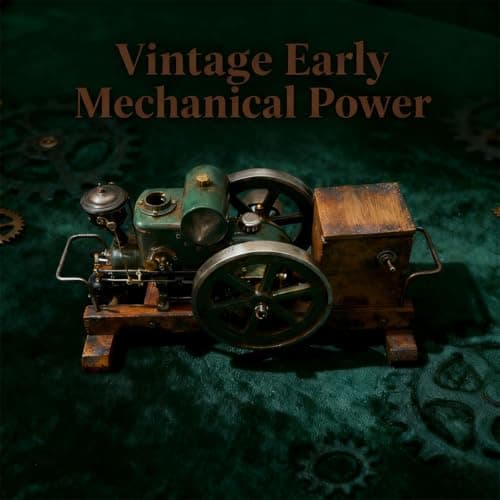 Horizontal Four-Stroke Engine Model with Wood Stand and Ignition, 1110 — view 4