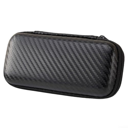 Kivivaka Portable Hard Drive Case Shockproof EVA Shell - Tech Pouch for Cables and Earphones - Travel Accessories Organizer 15x7x3cm