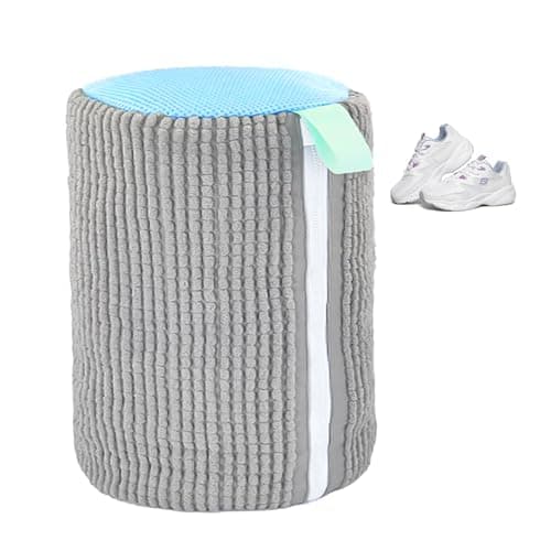 BieMian 360° Zipper Mesh Shoe Wash Bag for Machine - grey