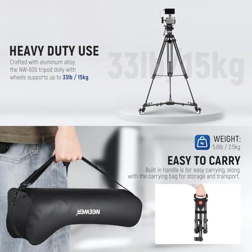 NEEWER Photography Tripod Dolly — view 6