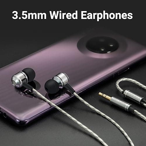Yatloml Wired in-Ear Headphones with Pure Bass Sound, 3.5mm Earbuds — view 2