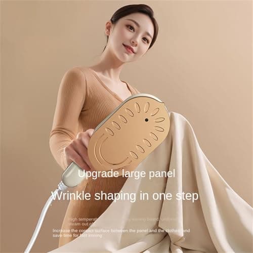 Mini Steam Iron, Travel Iron Portable Handheld Clothes Steamer for Wrinkle-Free Clothes On the Go, 180°Folding Portable Steam Iron, Handheld Garment Steamer 40W, for Travel, Home, Office, White — view 4