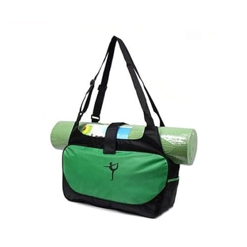mophrati Sports Duffel Bag Travel Carry Bag Dance Yoga Mat,Dark Green
