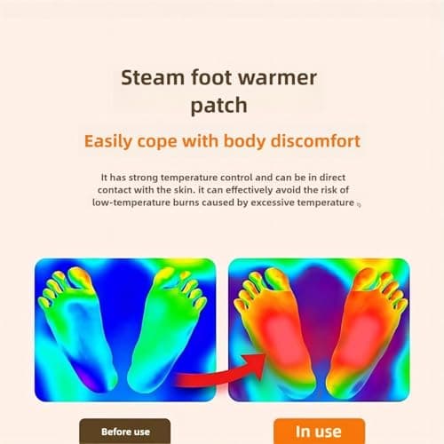 Jipersuo Self Heating Hand Warmers Portable Wearable Hand Warmers & Foot for Instant Heat Perfect for Cold Weather Winter Reusable & Travel 53 — view 2