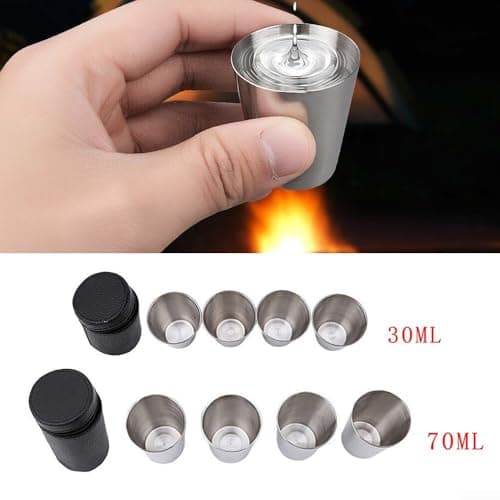 Stainless Steel Shot Glasses Set of 4 with Leather Pouch - Portable Wine Tasting Cups and Hot Beverage Travel Mugs for Camping Picnic Outdoor Use(70ML) — view 4