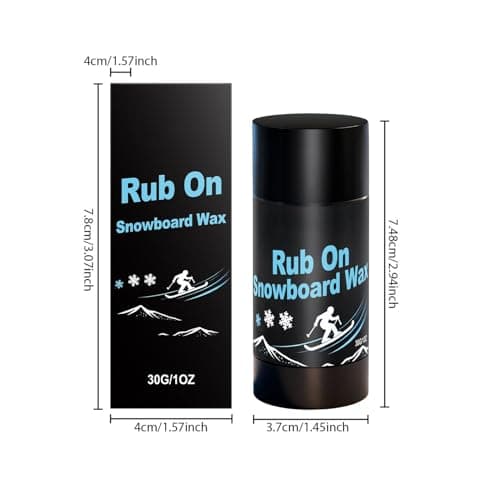 Snowboard Wax 30g Waxing Accessories with Cork Applicator — view 2
