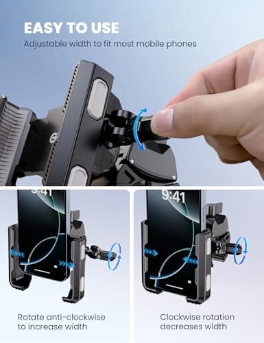 GREFAY Bike Phone Holder for Handlebar Motorcycle Bicycle E-Bike Scooter — view 4