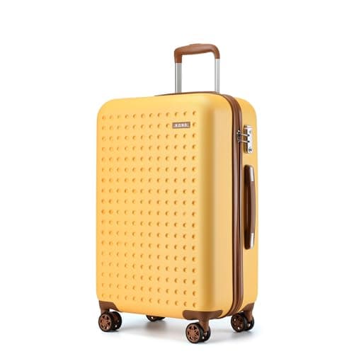 Kono Medium Suitcase, Lightweight Hard Shell Checked Luggage