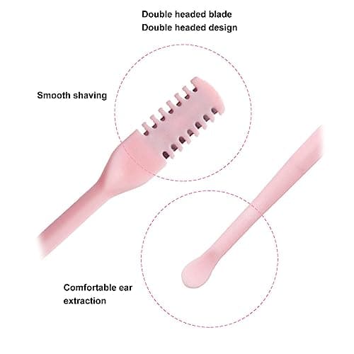 Phefop Double Headed Nose Hair Trimmer, Manual Ear Pick — view 4