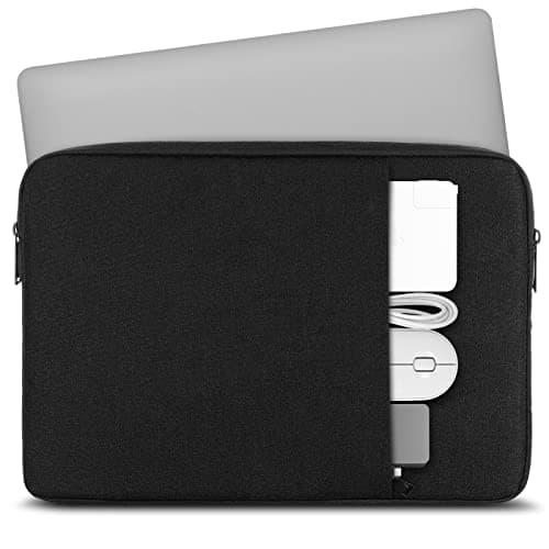 Chelory 15.6 Inch Laptop Sleeve for 16 Inch MacBook Pro/Max 2019-2026, Laptop Case for 15.6 16 Inch Notebook Computer Ultrabook Shockproof Protective Cover Water Resistant Carrying Bag, Black — view 3