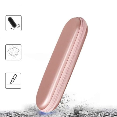 DEEPCRAFF Stylus Pen Carry Case with Cable Holder for Digital Stylus Rose Gold Touch Screen Pen Organizer with Removable Sponge Mesh Zip Pocket — view 2