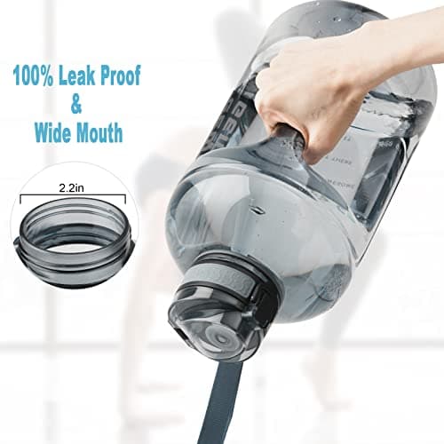 GEMFUL 3L BPA-Free Water Bottle Motivational Time Marker Sport Jug — view 6