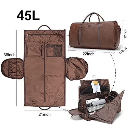 Modoker Convertible 2-in-1 Garment Bag, Waterproof & Wrinkle-Free — view 6