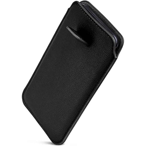 ONEFLOW Liberty Case for Nokia 235 4G (2024) Mobile Phone Slip-in Case with Pull-Out Function, PU Leather Mobile Phone Case, Protective Case with Tab, Sleeve Case for Insertion, Black