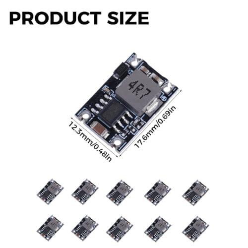 BTFO 10pcs 5V Buck Converter Module, 3A DC-DC Step Down Converter Board — view 2