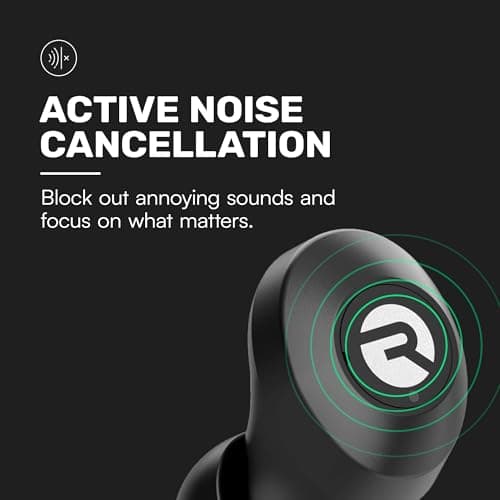 Raycon Everyday Earbuds Classic Bluetooth Wireless with Microphone - Stereo Sound, Active Noise Canceling, in-Ear Bluetooth Headset True Wireless Earbuds 32 Hours Playtime (Mint) — view 3