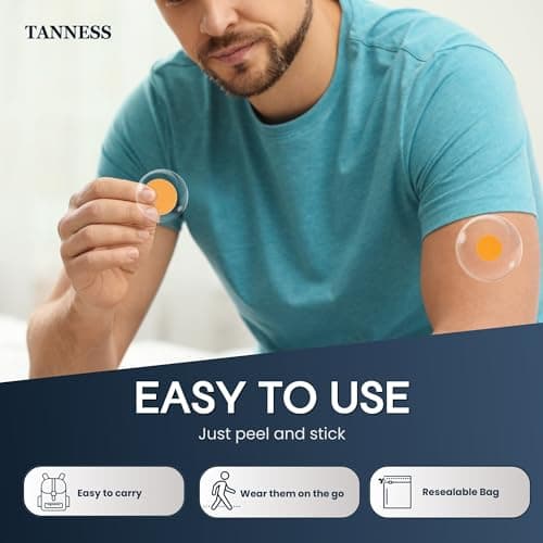 Tanness Mosquito Patches (x120) – Natural Insect Repellent, Designed to Repel All Types of Mosquito, Midge & Insects - The Mosquito Repellent Patches Offer 24 Hours Protection (2880 Hours per Pack)! — view 6