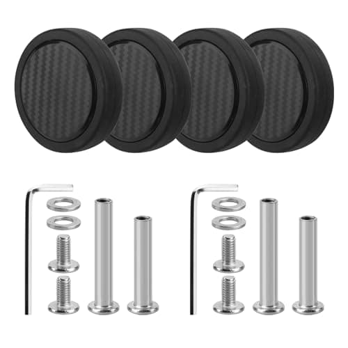 Volein 4Pcs Suitcase Replacement Wheels Luggage Castors Wheel Kit(V41-55mm)