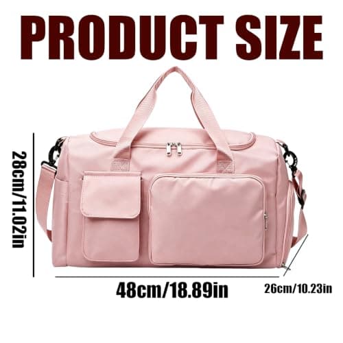 Travel Duffle Bag, Lightweight Gym Duffel, Large Holdall Bags — view 2