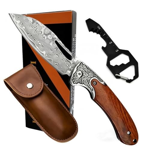 Pocket Folding Knife Camping Accessories,Pocket Multitool Equipped with a Screwdriver,Gadgets for Outdoor Camping, DIY, Gift for Men