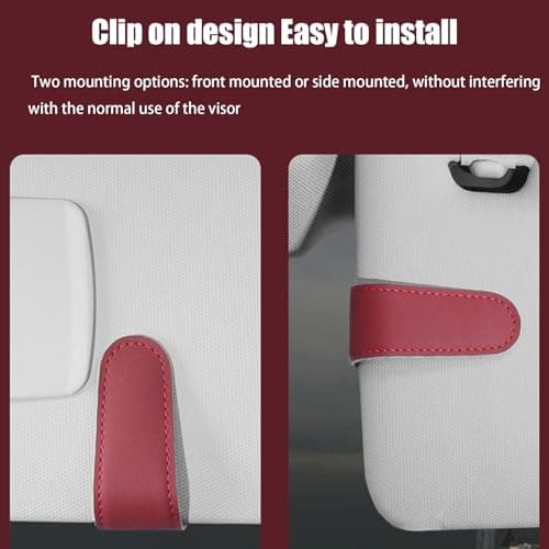 Sunglass Holder for Car Car Visor Organizer for Glasses — view 4