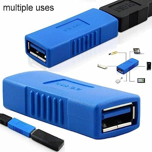 NEW USB 3.0 A Female Converter Adapter - Connect & Extend USB Cables Easily (3 Pack) — view 5