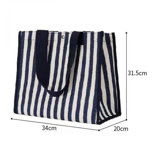 2026 New Arrivals Handbag Women's Large Tote Bag, Durable Travel Storage Bag with Compartments for Daily Use, blue, 小号 — view 3