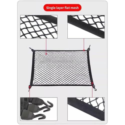 for Ford Ranger T9 Wildtrak 2023-2024 Boot Net Elastic Cargo Mesh — view 2