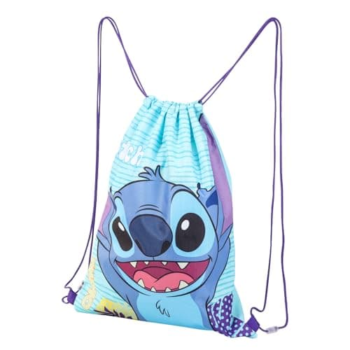 Disney Stitch Waterproof And Lightweight Drawstring Bag for Kids — view 4