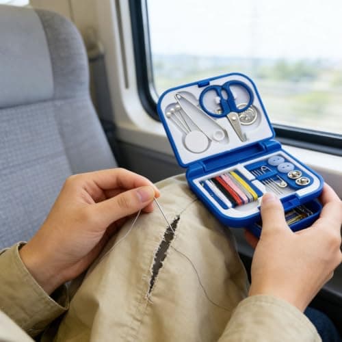 Jeffergarden Travel Sewing Kit, Portable Sewing Supplies with Plastic — view 3