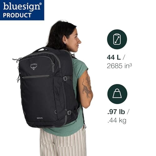 Osprey Daylite Carry-On Travel Pack, 44L, Black — view 2