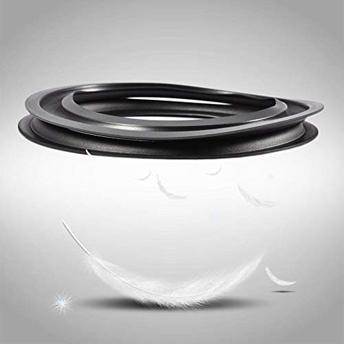 Perforated Rubber Speaker Foam Edge, 2pcs 6 inch/156mm Surround Rings Replacement Parts for Speaker Repair or DIY (Black) — view 6