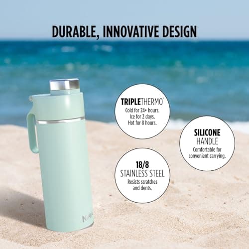 Ninja Thirsti Water Bottle and Flask 530ml, Mint, DW1801EUUKMT — view 3