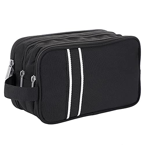 IGNPION Mens Wash Bag, Dry Wet Separation Travel Toiletry Bag, Dopp Kit Bag