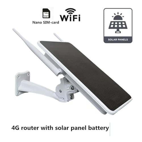 Yominerr 6W 4G Solar Router,WiFi Repeater,4G Router Solar Powered,50M WiFi Range,IP66 Waterproof JP VERSION — view 2