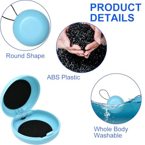 LICQIC Earplug Case, Earbud Storage, 1 Pcs Blue — view 3