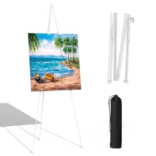 Hniuyun 168cm Adjustable Easel Stand Portable Tripod for Wedding Sign