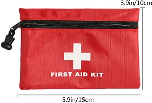 AOUTACC 6 Pack Mini First Aid Kit Empty Pouch, Travel Empty First Aid Kit Pouch Bag for Emergency at Home, Office, Car, Outdoors, Boat, Camping, Hiking(Bag Only) — view 4