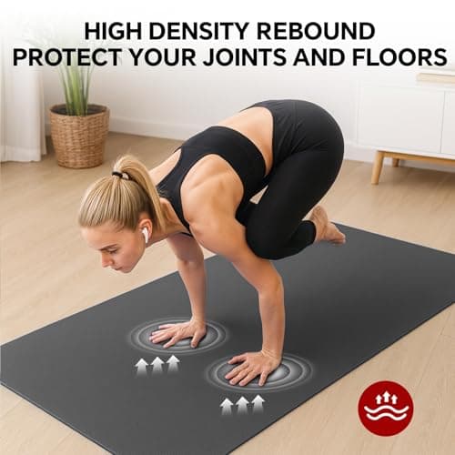 Stepwaver TPE Large Yoga Mat 183x91×0.6cm, Non-Slip Large Exercise Mat — view 3