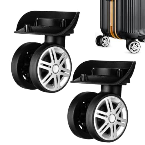 Luggage Wheels 2-Piece 360 Degree Swivel Spinner