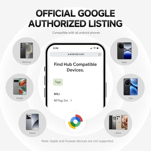 MiLi MiTag Go Tracker Tag with Keyring for Android Only (1 Pack) — view 2