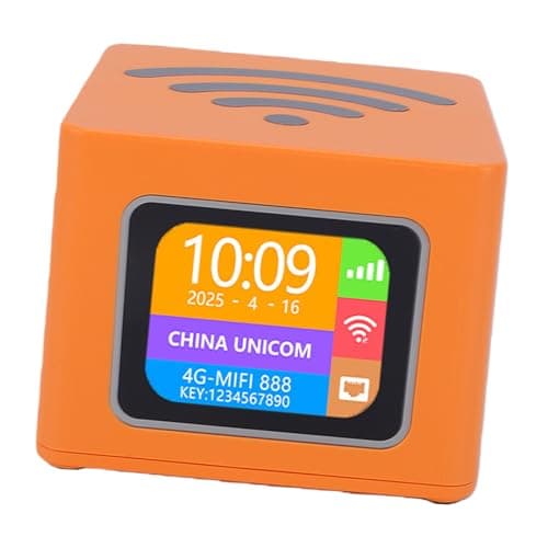 Eacam Compact 4G Mobile WiFi Router Powerful Hotspot for Travel Supports 32 Devices with LED Display — view 3