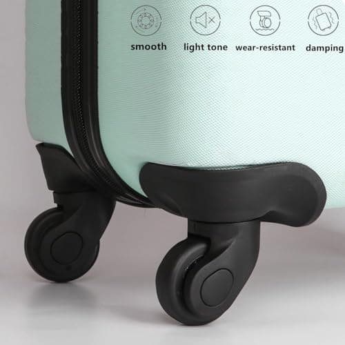 Suitcase Replacement Wheels,2 PCS PVC Luggage Wheels for Travel Case — view 3