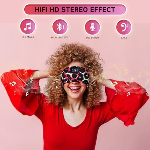 MUSICOZY Bluetooth Sleep Headphones, Wireless Headband Headphones for Sleeping & Side Sleepers, Comfortable Music Headphones with Microphone & 16Hrs Playing, Gifts for Travel,Relaxtion,Nap,Sport — view 4