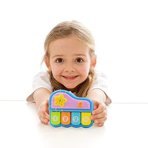 WEofferwhatYOUwant Baby Piano – Portable Musical Toy with Lights, Songs & 4 Play Modes | Educational Instrument for Toddlers | Sleep Lullabies & Projector | BPA-Free & Travel Friendly | 6+ Months — view 6