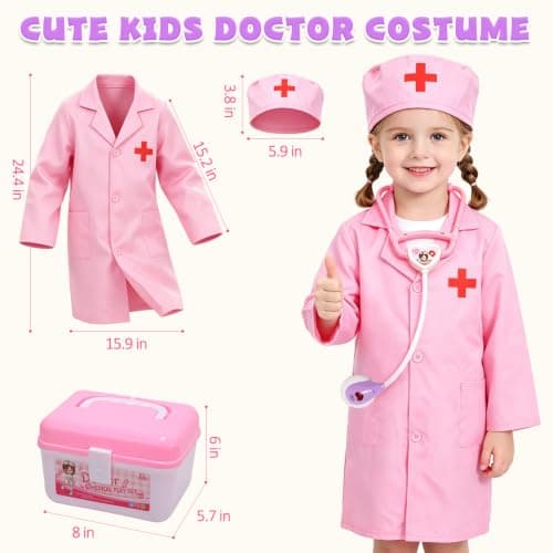 EagleStone Doctor Kit for Kids Pretend Play Medical Set with Light & Sound — view 4