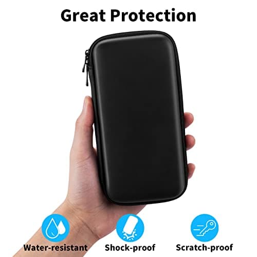 ACOCOBUY Power Bank Case Shockproof Hard EVA Carrying Case for Hard Drive — view 6