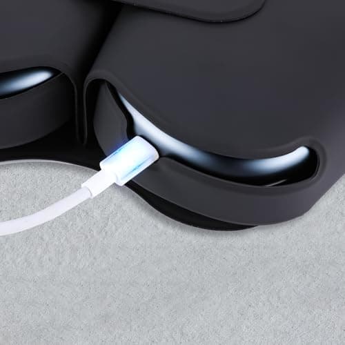 Lukvcoe Smart Case Cover for Apple AirPods Max with Sleep Mode, Black — view 4