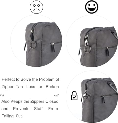 LHZHLE Zipper Clip Theft Detterent - Keep The Zip Closed - Zipper Pull Replacement — view 5
