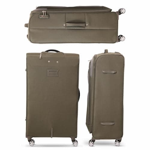 Aerolite Large 30in Check-in Suitcase, 8 Wheels, TSA Lock — view 6